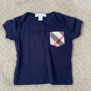 Burberry baby navy t-shirt
